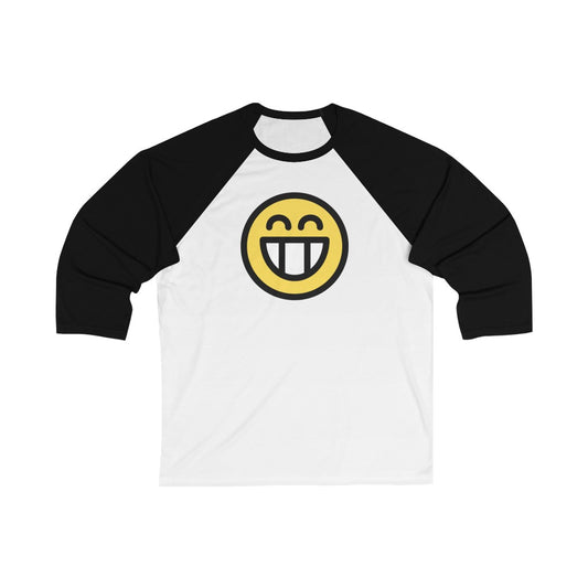 Happy on Purpose™ Unisex 3\4 Sleeve Baseball Tee