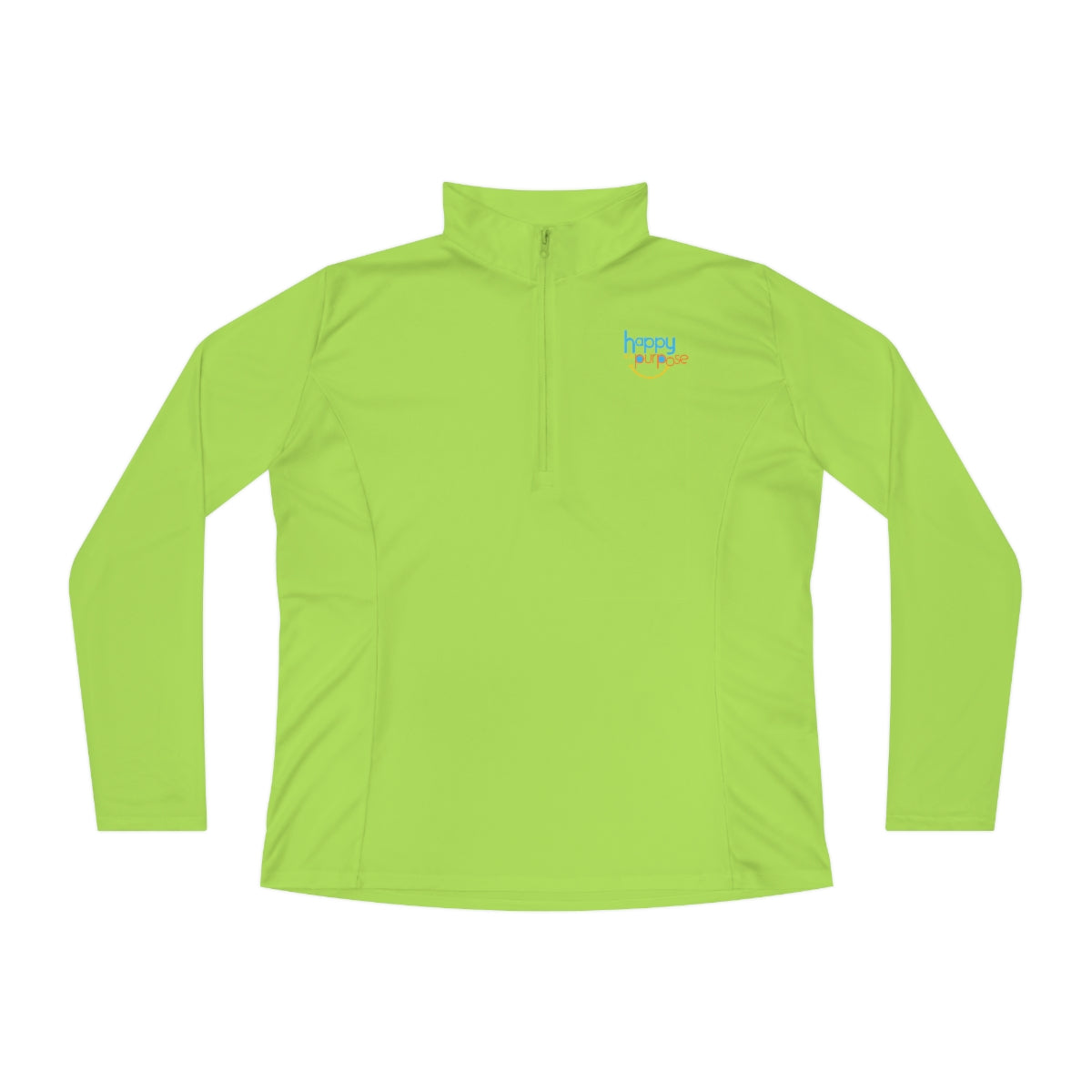 HAPPY ON PURPOSE Ladies Qhuarter-Zip Pullover