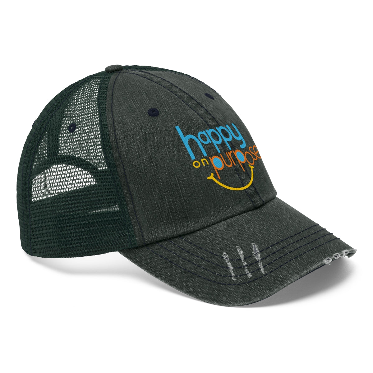 HAPPY ON PURPOSE Unisex Trucker Hat