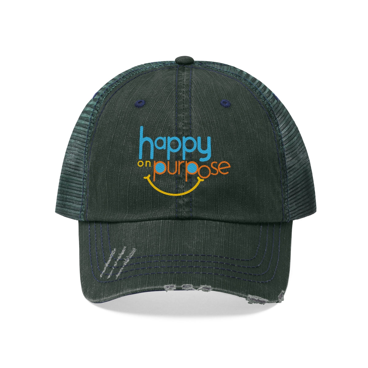 HAPPY ON PURPOSE Unisex Trucker Hat