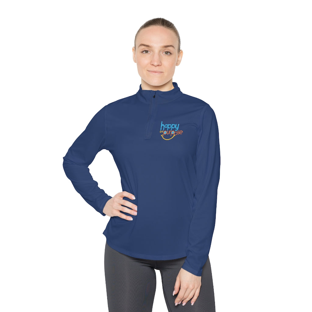 Happy on Purpose™ Women's Quarter-Zip Sweater