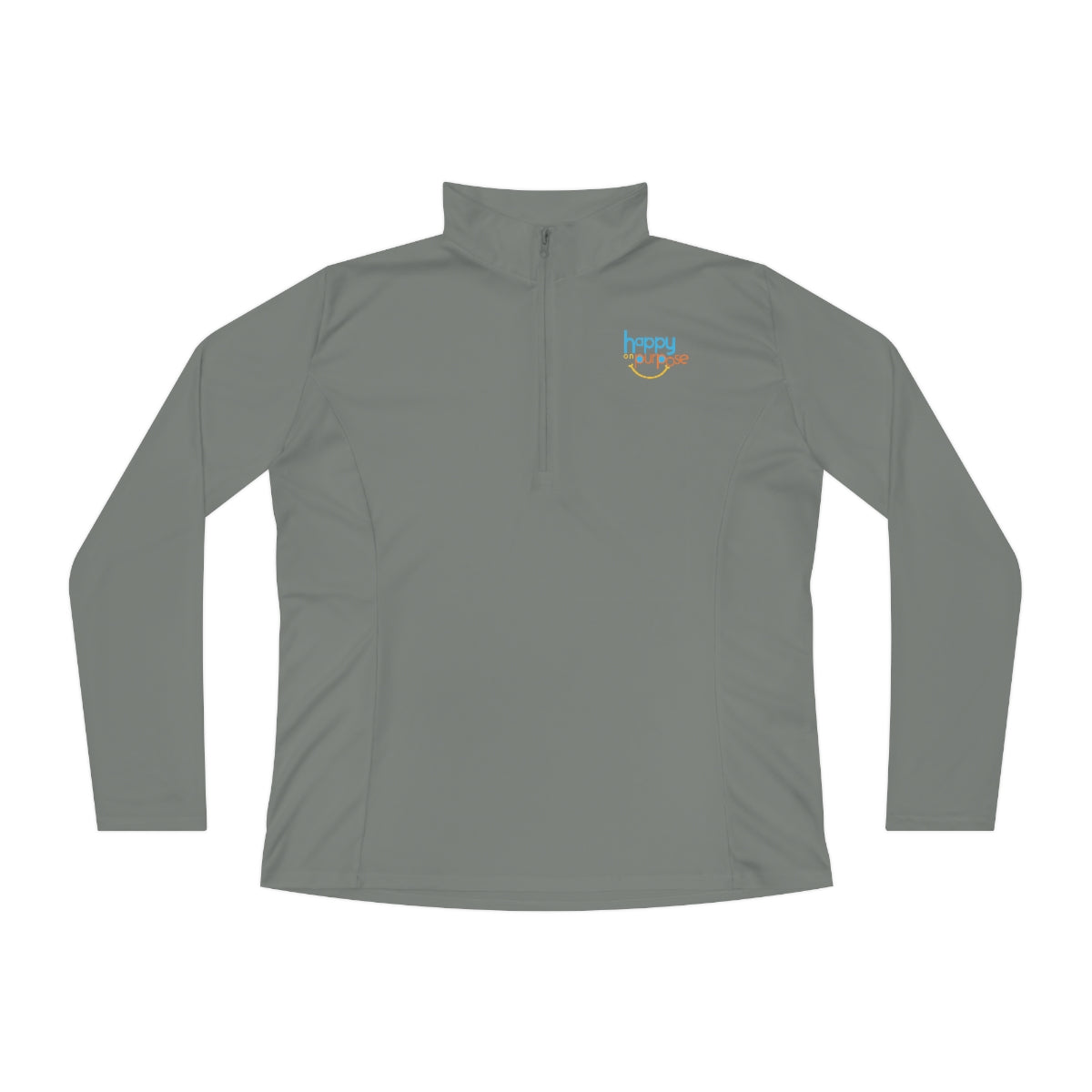 HAPPY ON PURPOSE Ladies Qhuarter-Zip Pullover