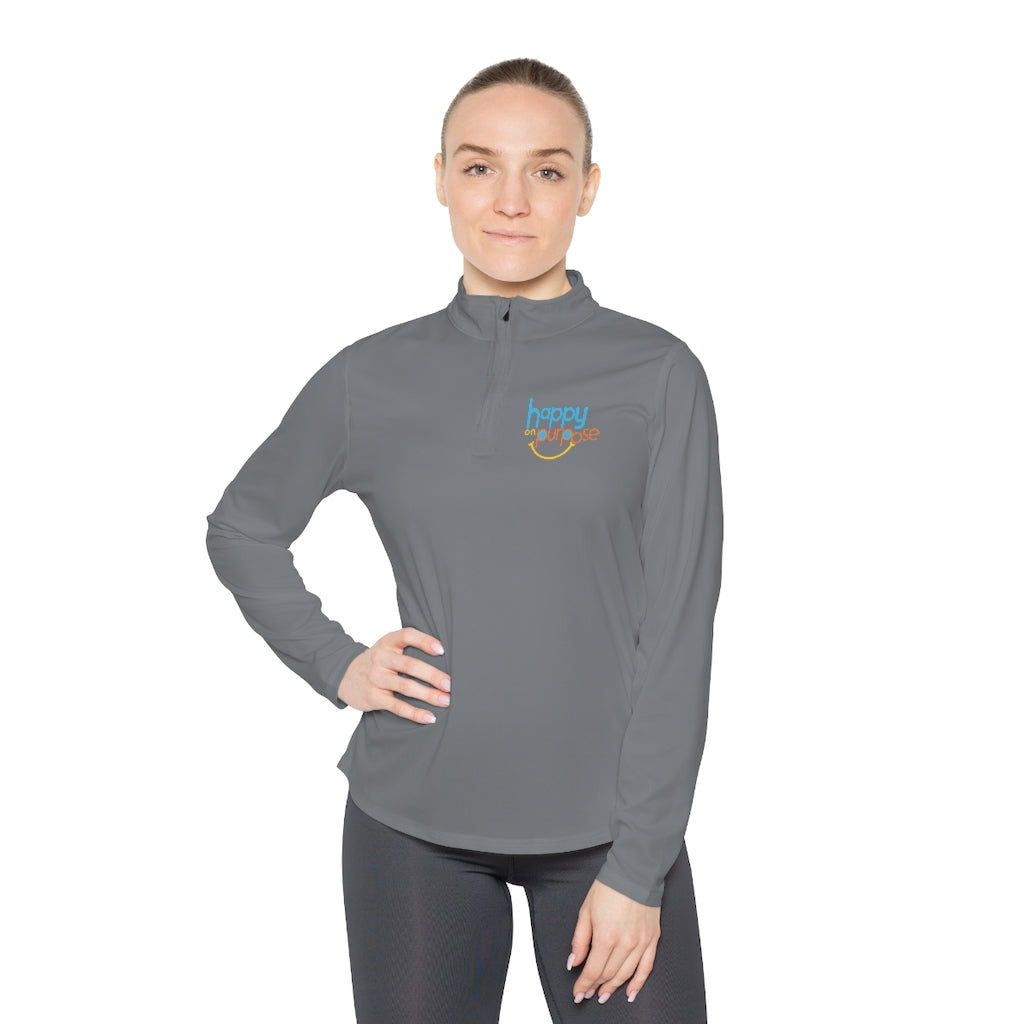 Happy on Purpose™ Women's Quarter-Zip Sweater