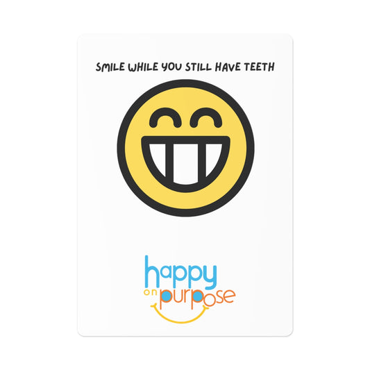 HAPPY ON PURPOSE Poker Cards